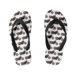 Cool cruiser style motorcycle kid's thongs
