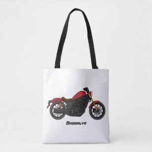 Cool cruiser style motorcycle tote bag