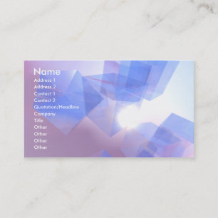 Cool Cubes Business Card