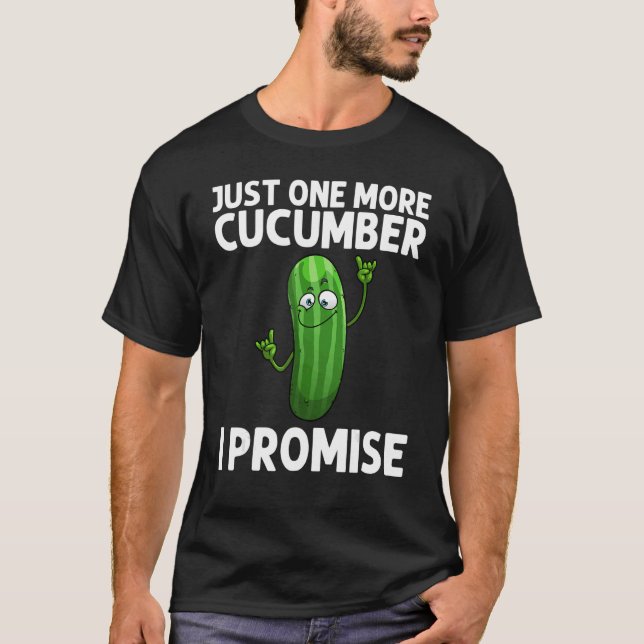 Cool Cucumber For Men Women Pickle Vegan Vegetaria T-Shirt (Front)