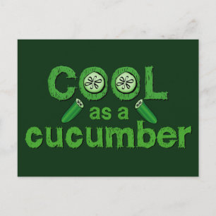Cool Cucumber postcard