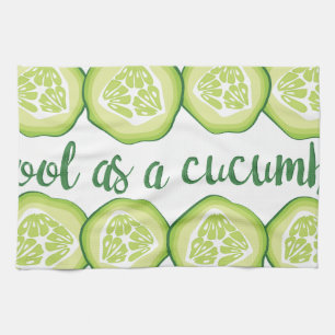 Cool Cucumber Tea Towel