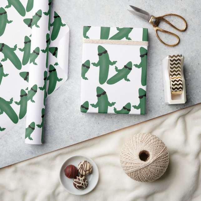 Cool Cucumber Wrapping Paper (Crafts)