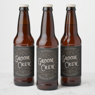 Cool Custom Bachelor Party Beer Bottle Label