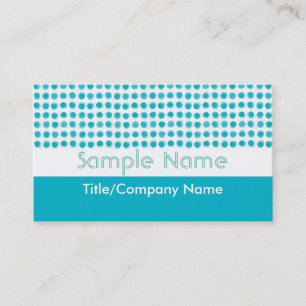 cool custom business card original design in blue