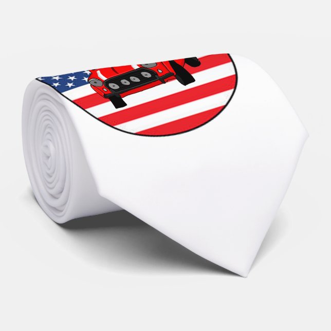 Cool custom car neck ties (Rolled)