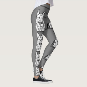 Cool Customisable German Shepherd Leggings