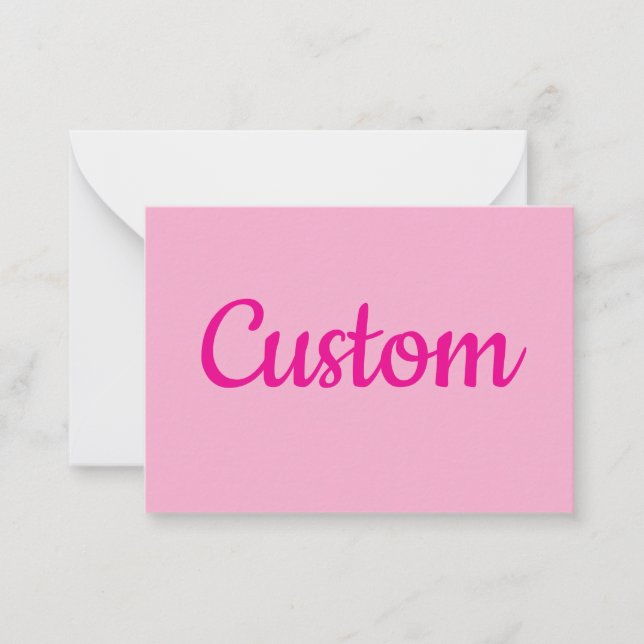 Cool Customisable Text Card (Front)