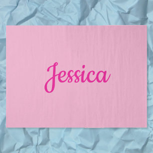 Cool Customisable Text Tissue Paper