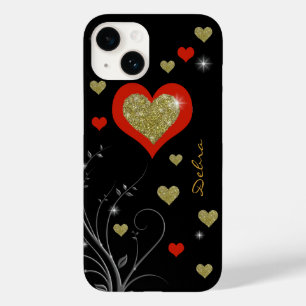 cool, cute and girly hearts Case-Mate iPhone 14 case