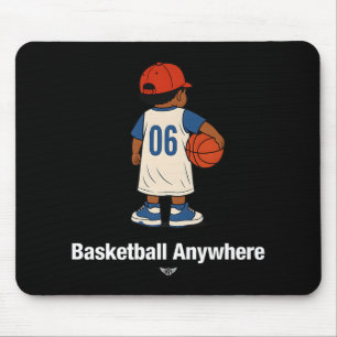 Cool Cute Basketball Anywhere With A Basketball Ki Mouse Pad