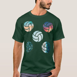 Cool Cute Beach Volleyball Laptop Sticker Design T-Shirt