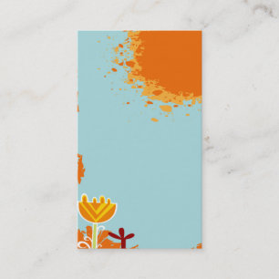 cool cute colourful business card template