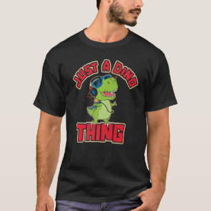 Cool Cute Dino Kid Baby Dinosaur Music Animal Jung T-Shirt