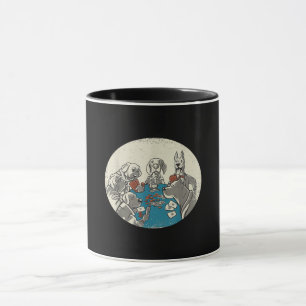 Cool Cute Dogs Playing Cards Poker Texas Holdem Mug
