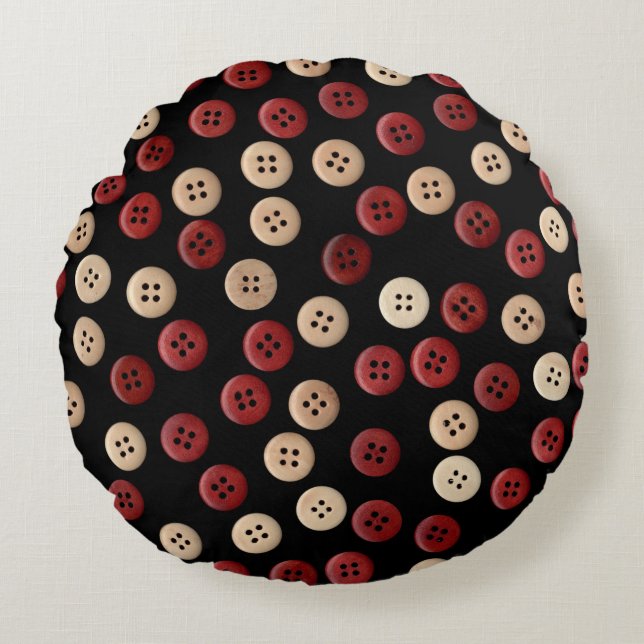 Cool Cute Fun Unique Round Cushion (Front)
