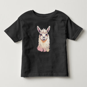 Cool Cute Llama Toddler T-Shirt