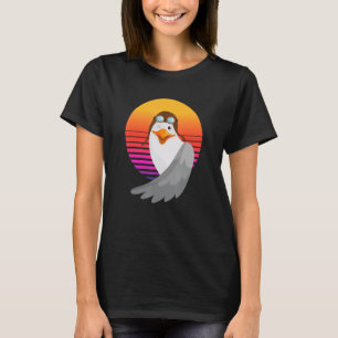 Cool Cute Seagull Ocean Sea Bird Animal Wing Gestu T-Shirt