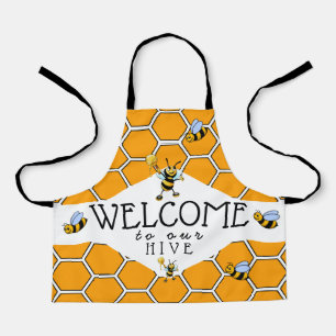 Cool & Cute Welcome To Our Bee Hive  Apron