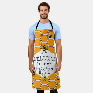 Cool & Cute Welcome To Our Bee Hive  Apron