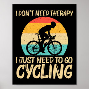 Cool Cycling For Men Women Cyclist Bicycle Mountai Poster