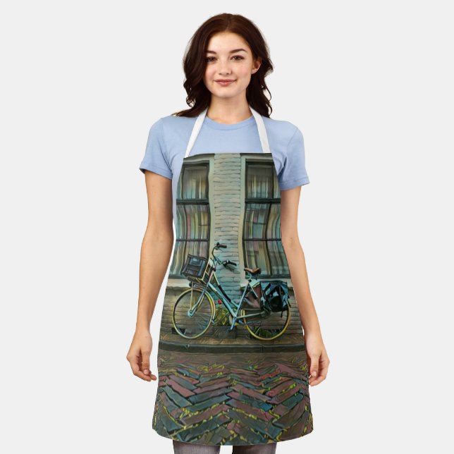 Cool cyclist gifts apron (Worn)