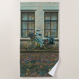 Cool cyclist gifts beach towel