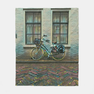 Cool cyclist gifts fleece blanket