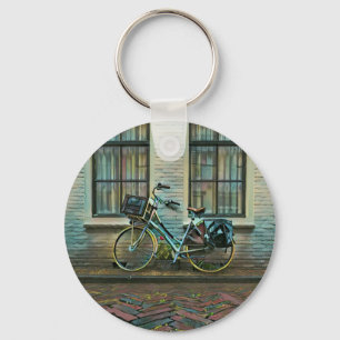 Cool cyclist gifts key ring