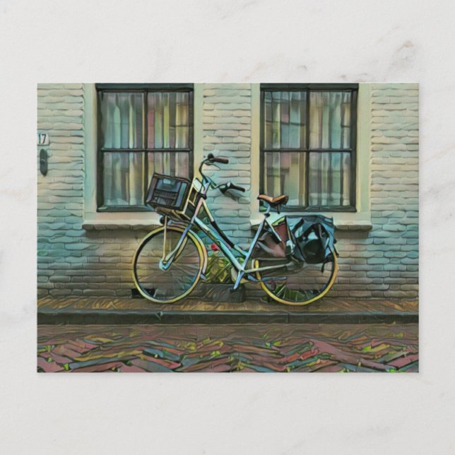 Cool cyclist gifts postcard (Front)