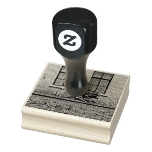Cool cyclist gifts rubber stamp