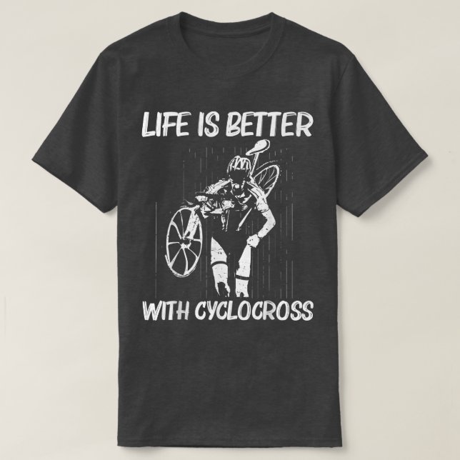 Cool Cyclocross Design For Men Women Bike Race Spo T-Shirt (Design Front)