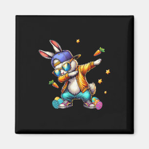 Cool Dab Bunny Easter Funny Kids Toddler Boys Mens Magnet