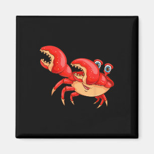 Cool Dabbing Crab Funny Dancer Sea Creature Lover Magnet