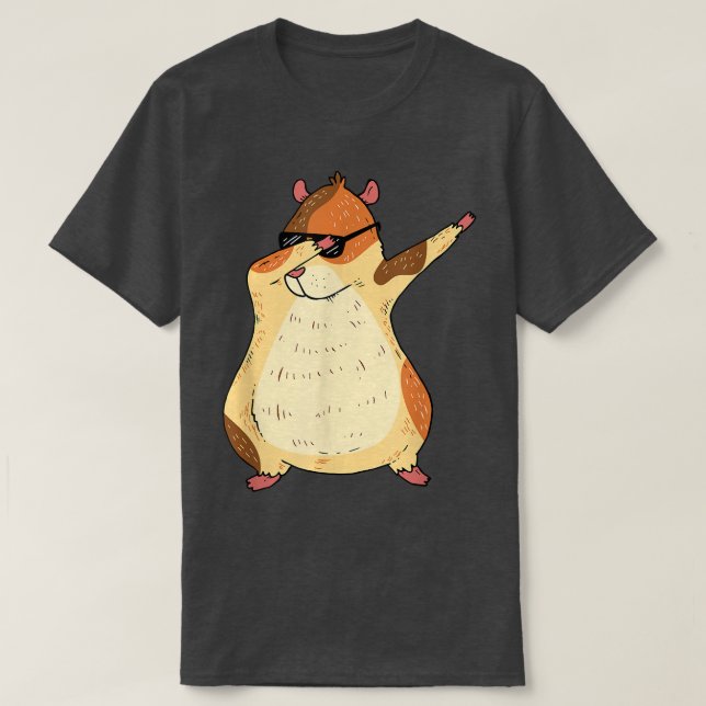 Cool Dabbing Guinea Pig Mom Animal Lover Rodent  T-Shirt (Design Front)