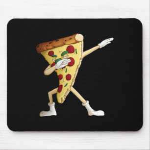 Cool Dabbing Pizza Funny Italian Pie Hip-hop Dance Mouse Pad