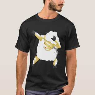 Cool Dabbing Sheep Funny Farmer Lamb Animal Dancin T-Shirt