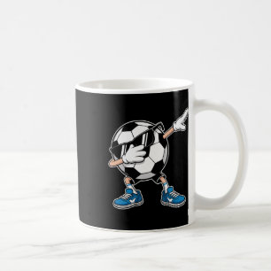 Cool Dabbing Soccer Byll With Shades And Stylish K Coffee Mug