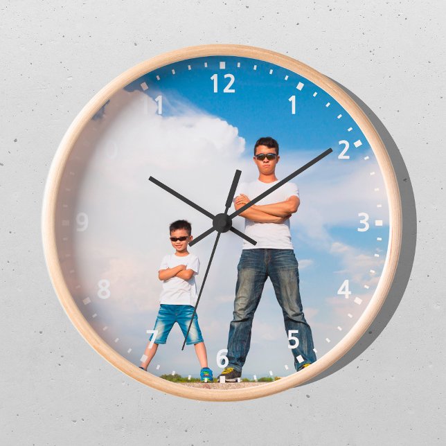 Cool Dad Birthday Gift Personalised Photo Clock (Cool Dad Birthday Gift Personalized Photo Clock
)