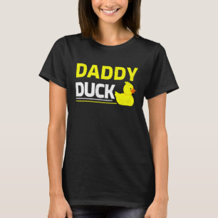 Cool Dad Daddy Duck Father's Day  Rubber Duckling T-Shirt