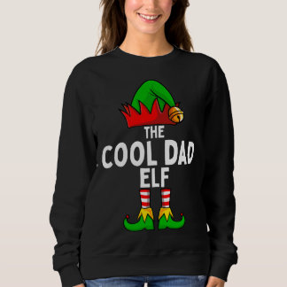 Cool Dad Elf Matching Family Christmas Men Sweatshirt