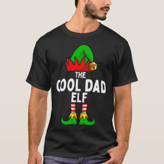 Cool Dad Elf Matching Family Christmas Men T-Shirt