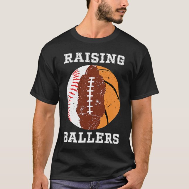 Cool  Dad Father Men Basketball  Football Baseball T-Shirt (Front)