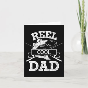 Cool Dad For Fishing Fathers Day Birthday Christma Card