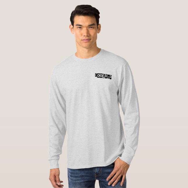 Cool Dad Funny Typography Modern T-Shirt (Front Full)