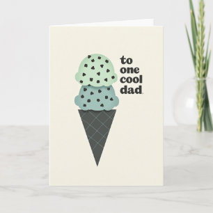 Cool Dad Ice Cream Treat Card