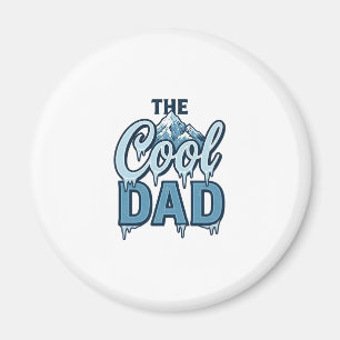 Cool Dad Mountain Vintage Graphic Design_1 Magnet