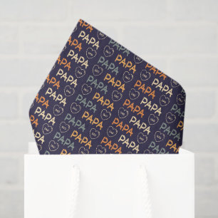 Cool Dad Papa word art  Tissue Paper