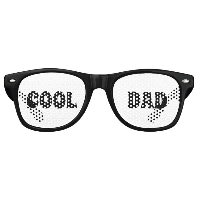 COOL DAD retro Shades / Fun Party Sunglasses (Front)