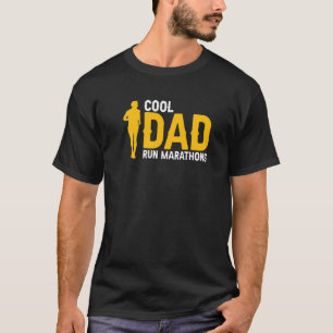 Cool DAD Run Marathons Awesome Runner For DADS Pre T-Shirt